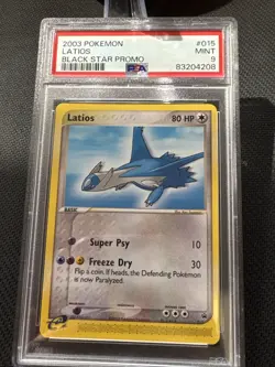 2003 POKEMON BLACK STAR PROMO #015 LATIOS PSA 9 - Image 1