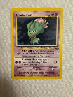 2001 Pokemon - Misdreavus Non-Holo - WOTC Black Star Promo #39 - Pokemon League - Image 1