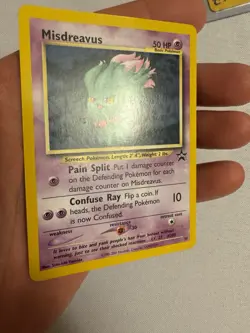 2001 Pokemon - Misdreavus Non-Holo - WOTC Black Star Promo #39 - Pokemon League - Image 3