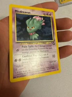 2001 Pokemon - Misdreavus Non-Holo - WOTC Black Star Promo #39 - Pokemon League - Image 4