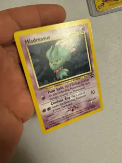 2001 Pokemon - Misdreavus Non-Holo - WOTC Black Star Promo #39 - Pokemon League - Image 5