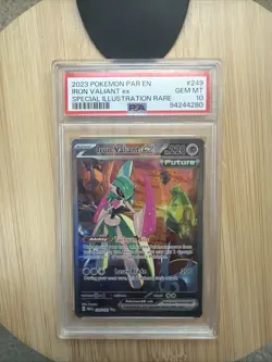 PSA 10 IRON VALIANT EX 249 PARADOX RIFT SIR SCARLET & VIOLET POKEMON - Image 1