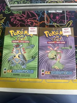 Pokemon EX Sandstorm Caravan & Oasis Themed Decks Factory Sealed - Image 1
