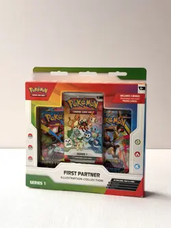 Pokemon TCG First Partner Illustration Collection Series 1 New Sealed - Image 1