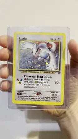 Pokemon Neo Genesis Lugia 9/111 Holo WOTC Vintage: MP-/HP+ - Image 2