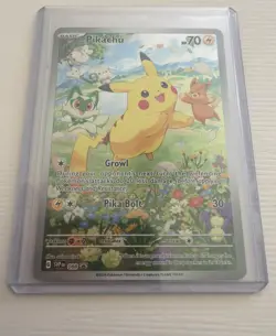 Pokemon Pikachu SVP 088 Scarlet & Violet Full Art Holo Black Star Promo NM - Image 2