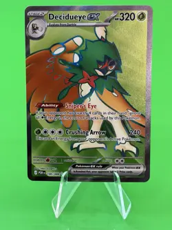 Pokemon Decidueye ex Mega Evolution Perfect Order Ultra Rare Full Art 100/088 NM - Image 1