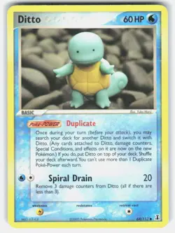 DITTO 64/113 COMMON DELTA SPECIES POKEMON MP - Image 1