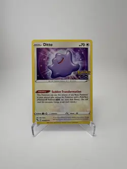 Ditto Holo Holo Rare Pokemon GO 053/078 NM - Image 1