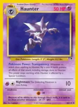 1x Haunter - 46/110 - Uncommon Moderately Played Pokemon G2 - Legendary Collecti - Image 1