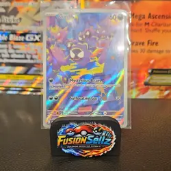 Pokemon Gastly Illustration Rare Holo 177/162 SV05 Temporal Forces 60 HP - Image 1