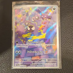 Pokemon Gastly Illustration Rare Holo 177/162 SV05 Temporal Forces 60 HP - Image 2