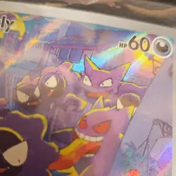 Pokemon Gastly Illustration Rare Holo 177/162 SV05 Temporal Forces 60 HP - Image 3