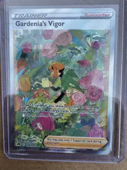 Gardenia's Vigor GG61/GG70 Pokemon Crown Zenith: Galarian Gallery Holo NM - Image 1