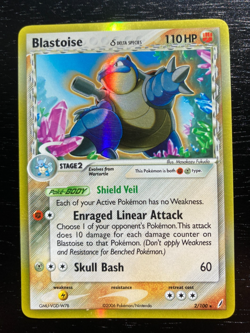 Pokemon RARE Reverse - Holo Blastoise 2/100 EX Crystal Guardians EX/NM - Image 1
