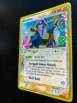 Pokemon RARE Reverse - Holo Blastoise 2/100 EX Crystal Guardians EX/NM - Image 2