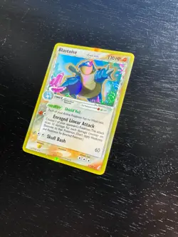 Pokemon RARE Reverse - Holo Blastoise 2/100 EX Crystal Guardians EX/NM - Image 3