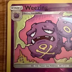 Pokemon TCG SM Unbroken Bonds 74/214 Weezing Reverse Holo NM - Image 1