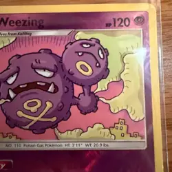 Pokemon TCG SM Unbroken Bonds 74/214 Weezing Reverse Holo NM - Image 2