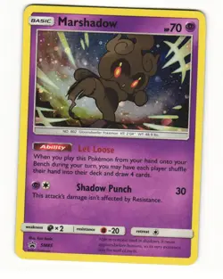 Marshadow SM85 Promo 2017 SM Black Star Promos Pokemon LP - Image 1