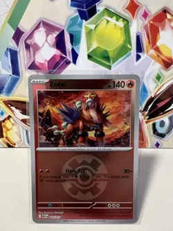 Entei 025/217 Poke Ball Reverse Holo Rare - Pokemon TCG Ascended Heroes - NM - Image 1