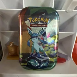 Prismatic Evolutions Mini Tin - Glaceon Art - Sealed Brand NEW - Pokemon TCG - Image 1