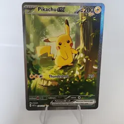 Pikachu ex Special Illustration Rare Full Art Holo 276/217 ASC Pokemon - Image 1