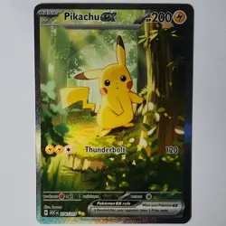 Pikachu ex Special Illustration Rare Full Art Holo 276/217 ASC Pokemon - Image 4