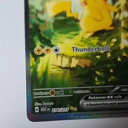 Pikachu ex Special Illustration Rare Full Art Holo 276/217 ASC Pokemon - Image 5