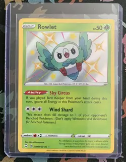 Rowlet - SV001/SV122 - SWSH Shining Fates - Shiny Vault - Pokemon - NM/M - Image 3
