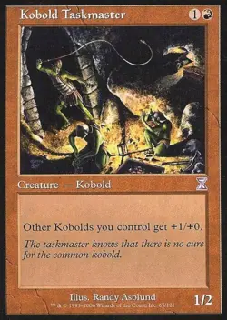 Kobold Taskmaster - Medium Play MTG Time Spiral Time Shifted - Image 1