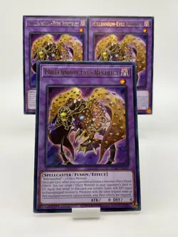 Yu-Gi-Oh! Millennium - Eyes Restrict Jush-EN047 Rare 1st Ed. X3 (Playset) - Image 1