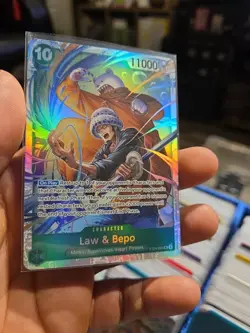 One Piece TCG Law & Bepo ST24-004 Super Rare Green Starter Deck. NM. X4 Set - Image 2