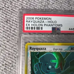 2006 POKEMON EX HOLON PHANTOMS #16 RAYQUAZA-HOLO PSA 9 - Image 3