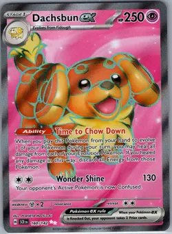 Dachsbun ex 160/142 SV07: Stellar Crown - Pokemon Card - NM - Image 1
