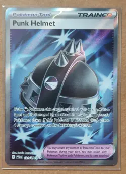 Punk Helmet 121/094 Phantasmal Flames Pokemon Card NM Pack Fresh - Image 1