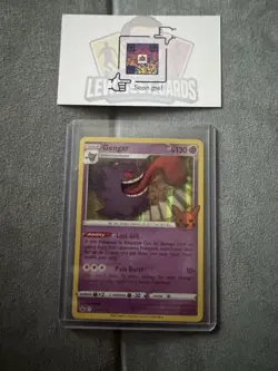 Pokemon Gengar TCG Stamped Card Halloween Trick or Trade, Holo Rare, 057/198 - Image 1