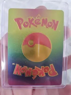 Pikachu V Rainbow Foil Fan Art Textured Collector Card 091/080 - Image 2
