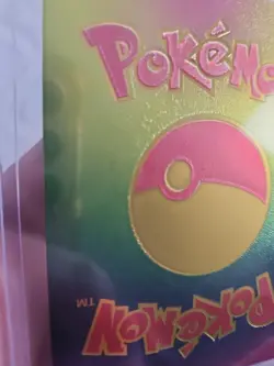 Pikachu V Rainbow Foil Fan Art Textured Collector Card 091/080 - Image 3