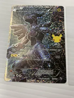 Zekrom 114/114 Black & White Pokemon TCG Card Full Art Holo Rare Holofoil - pf - Image 5