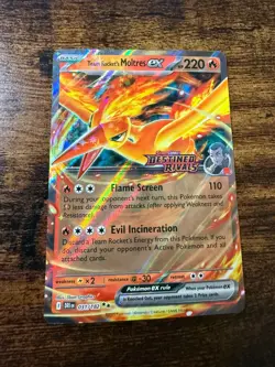 Team Rocket's Moltres ex - (Destined Rivals Stamp) 031/182 Miscellaneous Cards & - Image 1