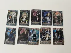 CASTLEVANIA Marble of Souls Coin Pusher Cards Round 1 Konami Complete 1-10 Set - Image 1