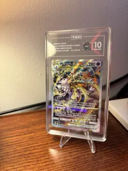 Mewtwo VSTAR Crown Zenith: Galarian Gallery Ultra Rare Card #GG44/GG70 TAG 10 - Image 1