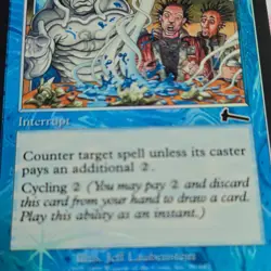 Magic: The Gathering Miscalculation Interrupt Blue foil 36/143 Wizards Holofoil! - Image 4