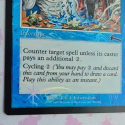 Magic: The Gathering Miscalculation Interrupt Blue foil 36/143 Wizards Holofoil! - Image 5