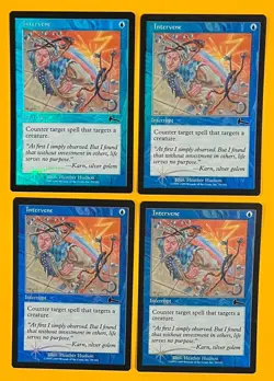 MTG INTERVENE (Foil) (x4) Urza's Legacy (OldManMTG 012-495) - Image 1