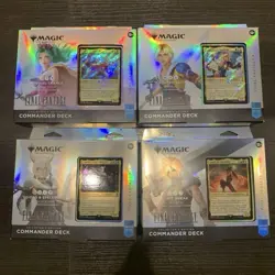 Mtg Ff Commander Deck Collector Complete Set English Version - Image 1