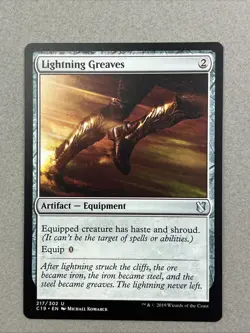 Lightning Greaves 217 The List - Commander 2019 NM - Image 1