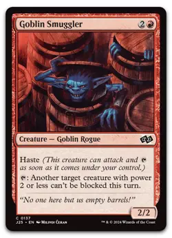 Goblin Smuggler #137 (NM) Foundations Jumpstart J25 Magic MTG - Image 1