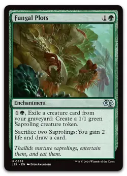 Fungal Plots #658 (NM) Foundations Jumpstart J25 Magic MTG - Image 1